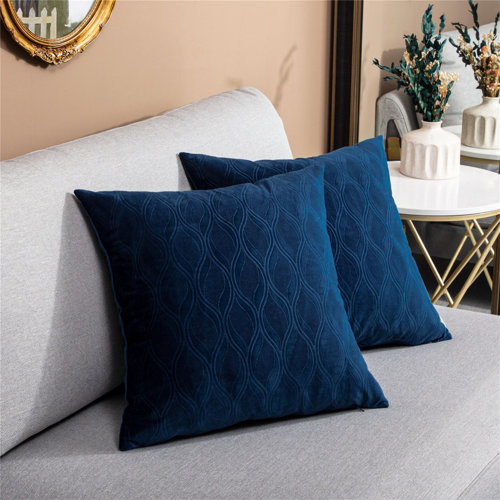 Topfinel Striped Velvet Pillow Cover & Reviews Wayfair